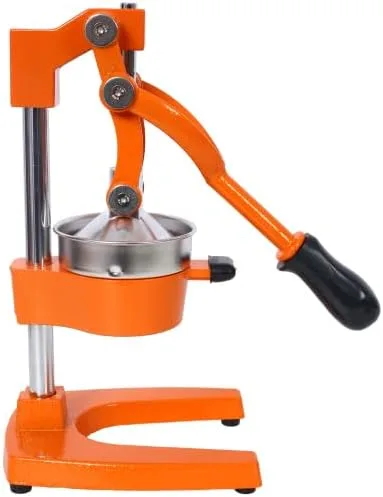 Vista 10 de Cast Iron Citrus Juicer, Extra-Large Commercial Grade Manual Hand Press, Heavy Duty Countertop Squeezer for Fresh Orange Juice (Black)