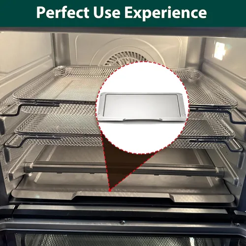 Vista 7 de DT201 DT251 - Bandeja de migas de repuesto para horno Ninja Foodi XL, bandeja de migas de horno 304 Ninja DT200 DT202BK DT255CO 10 en 1 XL Pro Air