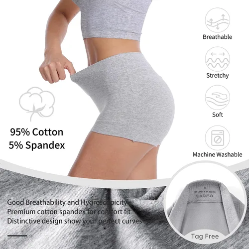 Vista 3 de Migbean Ropa interior de cintura alta para mujer, ropa interior para mujer, bragas para mujer, ropa interior de talla grande para mujer, bragas