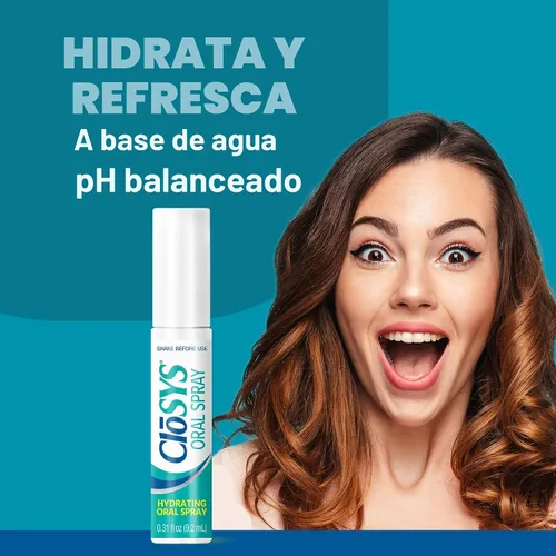 Vista 3 de CloSYS Spray bucal oral sin azúcar para mal aliento, pH equilibrado con sabor a menta, 0.31 onzas (3 unidades)