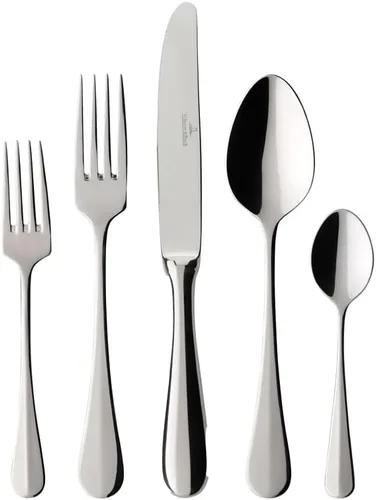 Vista 8 de Villeroy & Boch Blacksmith - Juego de cubiertos de 60 piezas, acero inoxidable 18/10, servicio para 12, caja de regalo