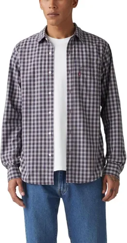 Vista 12 de Levi's - Camisa clásica de manga larga con 1 bolsillo con botones para hombre Caviar