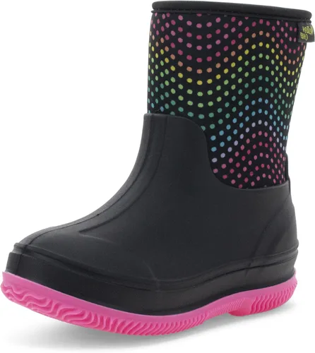Vista 18 de Western Chief Botas de Neopreno Freestyle para Exteriores para Niños, Ligeras, Aptas para Niños y Niñas, Botas Impermeables para Lluvia, Barro Negro
