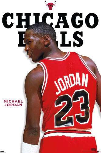 Vista 11 de Trends International Michael Jordan - Póster de pared de la serie de características, 22.4 pulgadas de largo x 14.7 pulgadas, versión enmarcada
