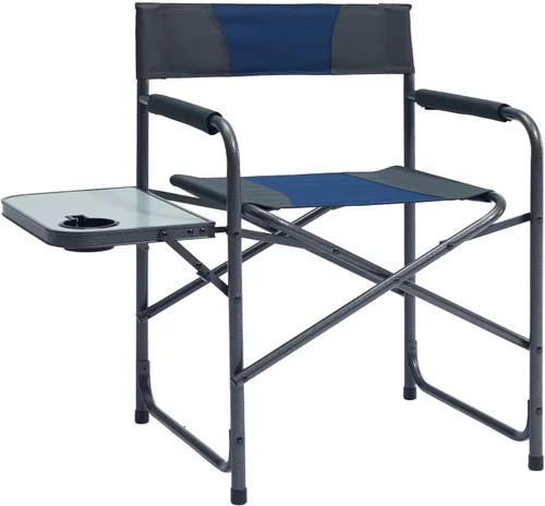 Vista 8 de Portal Silla de directores sillas de camping para adultos con mesa auxiliar, sillas plegables para adultos, sillas de director plegables para sillas