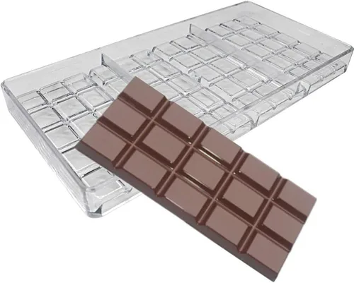 Vista 18 de Grainrain molde de chocolate de policarbonato, molde de barra de chocolate de policarbonato en forma de corazón, regalo para el día de San Valentín 1