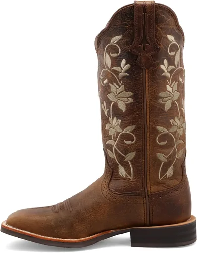 Vista 2 de Twisted X Ruff Stock de 13 pulgadas para mujer, punta cuadrada ancha