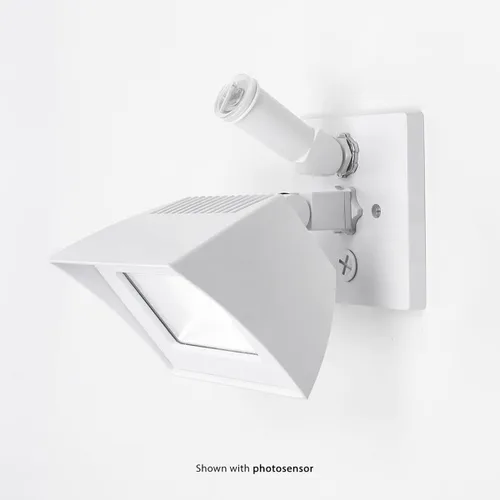 Vista 4 de WAC Lighting, Endurance Flood Energy Star 35W Luz de inundación LED 3000K en blanco Blanco (Architectural White)