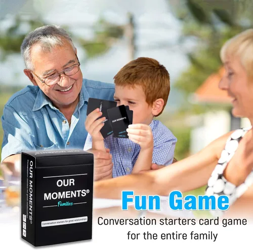 Vista 8 de OUR MOMENTS Familias: 100 tarjetas de inicio de conversación para familias y niños - Construcción de relaciones - Viaje en automóvil, viaje por
