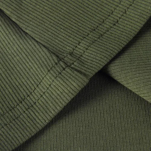 Vista 3 de GEMBERA Camiseta sin mangas para mujer, cuello alto, casual, básica, de algodón, acanalada, ajustada