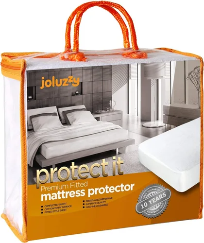 Vista 5 de Protector de colchón acolchado de 38 x 75 pulgadas, funda protectora de cama ajustable de algodón, bolsillo profundo de 18 pulgadas, impermeable