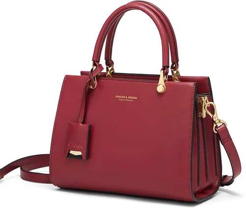 Vista 10 de Cnoles Bolsos de mano para mujer, de gran capacidad, bolso de hombro con asa para mujer