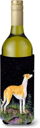 Vista 31 de Caroline's Treasures SS8447CC Starry Night English Bulldog - Enfriador para latas o botellas, lavable, funda plegable con aislamiento para bebidas