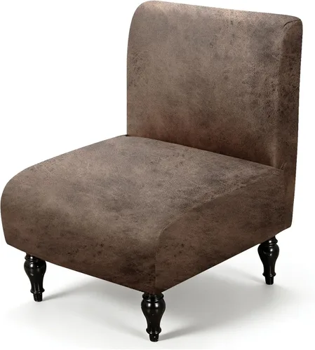 Vista 13 de ANARACHON Funda para silla decorativa sin brazos, extraíble, lavable, antideslizante, protector de muebles para el hogar, hotel, sala de estar