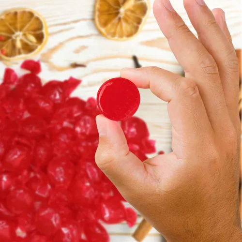 Vista 2 de Taboom - Discos de caramelo duro de canela, envueltos individualmente, 2