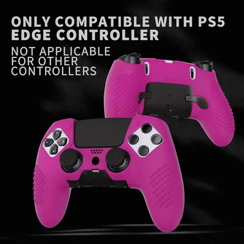 Vista 125 de PlayVital 3D Studded Edition Anti-Slip Silicone Cover Case for ps5 Edge Controller, Soft Rubber Protector Skin for ps5 Edge Wireless Controller with