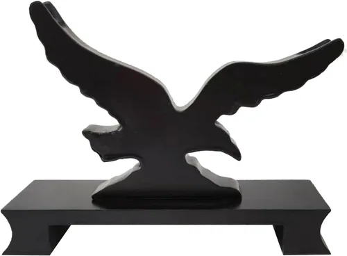 Vista 4 de Soporte de espada Katana Soporte para Katana Águila Dragón Negro Samurai Espada Soporte Soporte Soporte para Katana Wakizashi Tanto