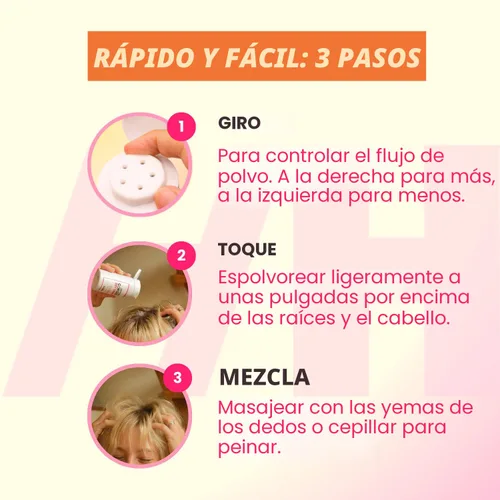 Vista 6 de Champú seco All Natural vegano. Champú seco Drop Dead Gorgeous en polvo para el pelo oscuro, Talla estándar 1pc Oscuro/Morena