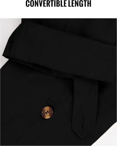 Vista 5 de Athlisan Pantalones cargo para mujer estilo casual cintura elástica pantalones de senderismo con bolsillos