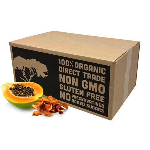 Vista 6 de Mavuno Harvest Paquete variado de frutas secas orgánicas, mango seco, papaya, piña, plátano, yaca y mezcla tropical, saludable, vegano, sin azúcar