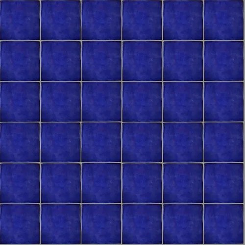 Vista 5 de 4.2x4.2 9 piezas Azulejo mexicano Talavera Azul Cobalto