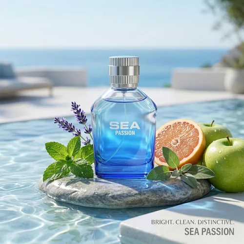 Vista 6 de Hybrid & Company 4 piezas Aqua Di Rinascita Lecno Sea Passion Aqua Deep Blue Aqua Prive Eau De Toilette vaporizador Natural Spray para hombre