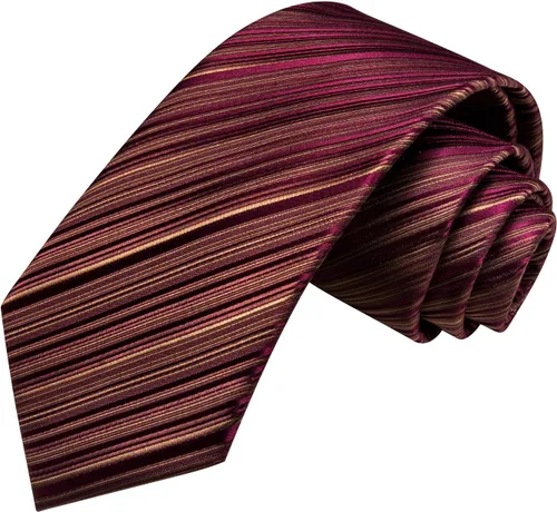 Vista 120 de Hi-Tie Corbatas de seda para hombre, diseño de cachemira a rayas, con bolsillo, gemelos cuadrados, conjunto formal de negocios