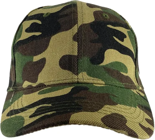 Vista 2 de TOP HEADWEAR Sombrero de béisbol ajustable con cierre de velcro para niños en blanco