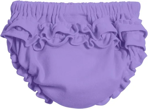 Vista 18 de City Threads Ruffle Diaper Cover for Baby Girls Soft Cotton, Made in USA Baby Girl Bloomers, Wear Over Disposable and Cloth
