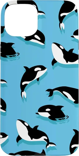 Vista 9 de Orca Swimming Whale Cool Miami Dolphin Beach Lover Gift Case for iPhone 17
