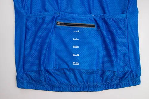 Vista 29 de GCRFL Conjunto de camiseta de ciclismo para hombre, camiseta ligera para ciclismo de carretera, pantalones cortos con bolsillos acolchados