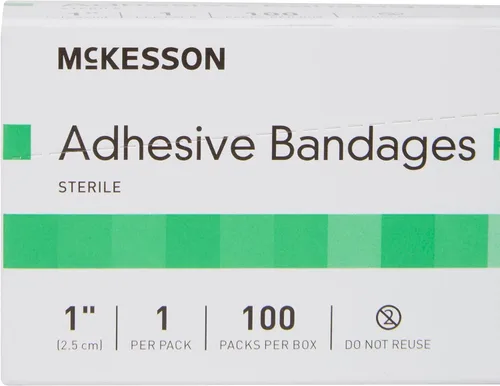Vista 8 de MCKESSON Venda adhesiva Medi-Pak Performance de tela redonda de 2,54 cm de diámetro color canela (#16-4812, se vende por caja)