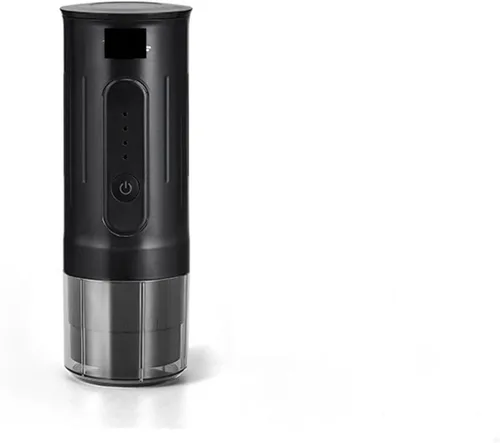 Vista 10 de Cafetera portátil de mano - Cafetera manual para cápsulas y café molido - Ideal para acampar y senderismo (3)