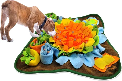 Vista 8 de Alfombrilla de olfateo para perros, esteras de alimentación para mascotas, almohadilla de olfateo para cachorros, juguetes interactivos