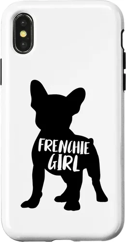 Vista 5 de Funda para iPhone 17 con diseño de bulldog francés con diseño divertido de Frenchie Girl