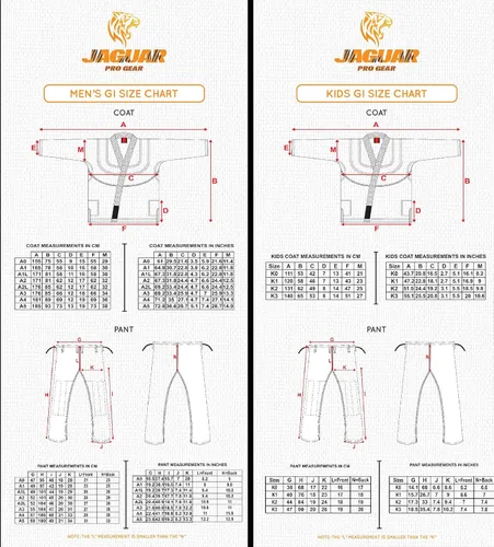 Vista 7 de Jaguar Pro Signature 2022 - Uniforme de kimono brasileño Jiu Jitsu BJJ unisex - Cinturón libre - Cumple con IBJJF