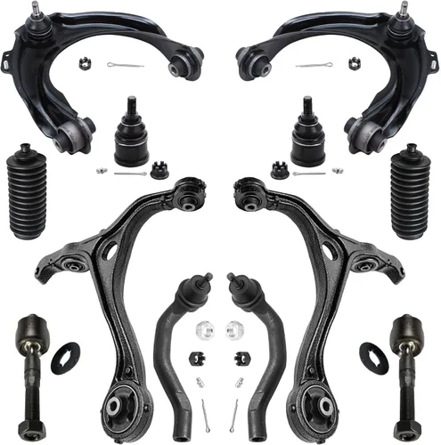 Vista 39 de Detroit Axle - Kit de extremo de 12 piezas para Ford Explorer Mercury Mountaineer 1998-2001 1999 2000, 2 brazos de control delanteros superiores
