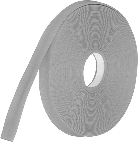 Vista 16 de MECCANIXITY Cinta al bies de doble pliegue de 1 pulgada, cinta al bies de poliéster continua a granel para coser, costura, acolchado, dobladillo