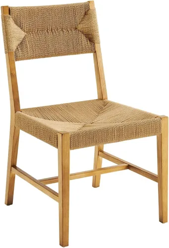 Vista 9 de Modway EEI-5489-BLK-NAT Bodie Silla de comedor de madera, color negro natural
