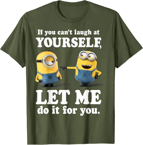 Vista 51 de Camiseta gráfica de Minions de Mi villano favorito: Ríete de ti mismo Negro
