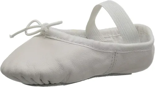 Vista 9 de Bloch Girls Dance Niñas Dansoft Zapatilla de ballet de cuero con suela completa/Zapato de baile Negro