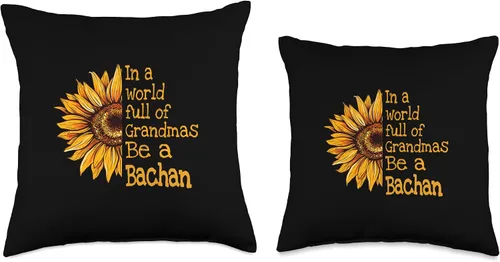 Vista 3 de Unique Christmas Birthday Mother's Day Gifts Shop In A World Bachan Japan Japanese Grandma - Almohada de 16 x 16 pulgadas, multicolor
