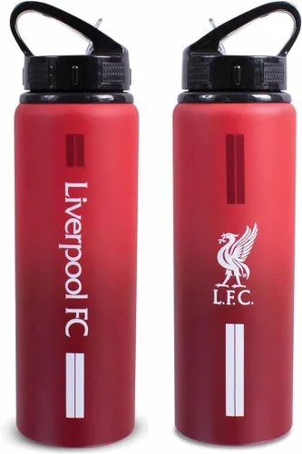 Vista 4 de Liverpool F.C. Team Merchandise - Botella de aluminio, color rojo, 25.4 fl oz