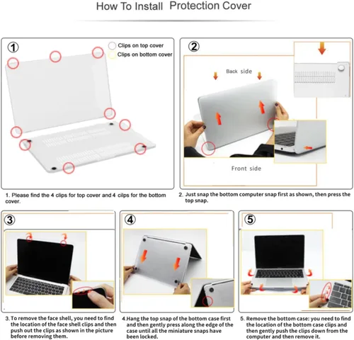 Vista 7 de Compatible con MacBook Pro 14 pulgadas Pro/Max Case 2025-2021 modelos M5/M4/M3/M2/M1 A3434 A3185 A3401 A3112 A2918 A2992 A2779 A2442, carcasa