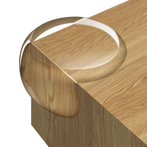Vista 10 de Protector de bordes a prueba de bebés, protectores de esquina de silicona para escritorio, fundas de borde de seguridad para niños, parachoques