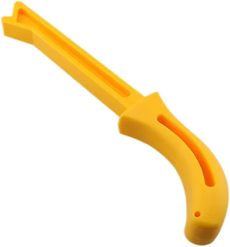 Vista 4 de Push Stick ZCZQC - Palo de madera amarillo para carpintería, sierra de mesa, accesorios de carpintería