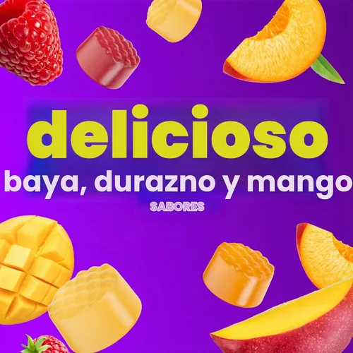 Vista 7 de vitafusion Suplementos de gomitas probióticas, suplementos nutricionales probióticos con sabor a frambuesa, melocotón y mango, 70