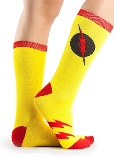Vista 4 de DC Comics Flash Reverse Flash 2 Pack de calcetines casuales de la tripulación