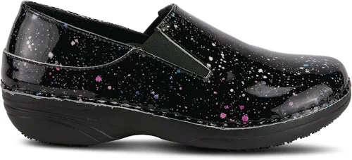 Vista 5 de Spring Step Zapatos de trabajo Manila para mujer, negro Multi charol
