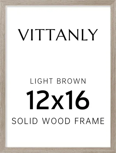 Vista 18 de Vittanly - Marco de fotos de 4 x 6 pulgadas de madera maciza con plexiglás, incluye paspartú de 3,5 x 5, para colgar en la pared o poner sobre una